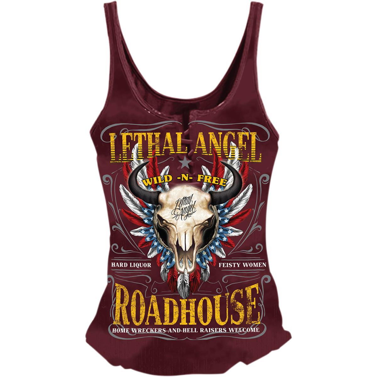 Roadhouse Womens Lace Up Tank Top