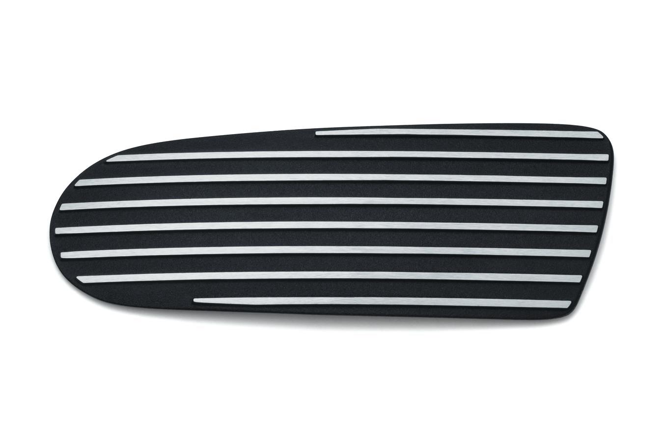 Finned Air Cleaner Accent - Satin Black and Machined
