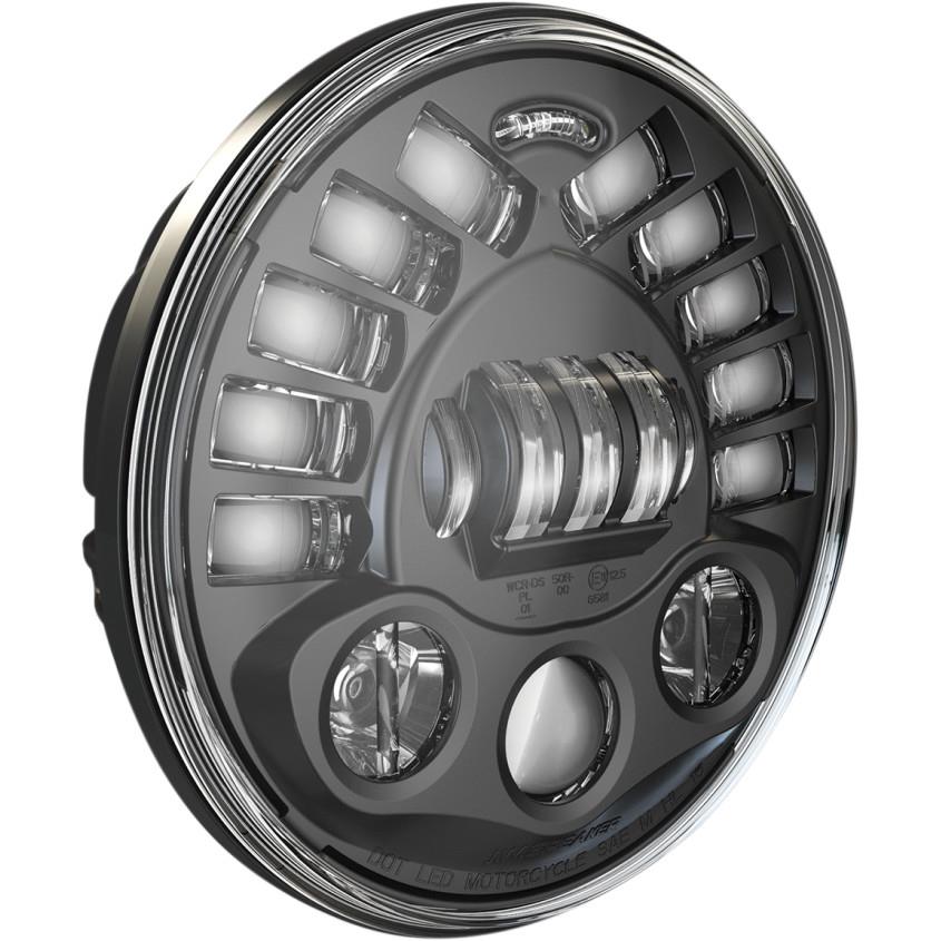 7in. 8791 Pedestal Mount LED Adaptive 2 Headlight - Black