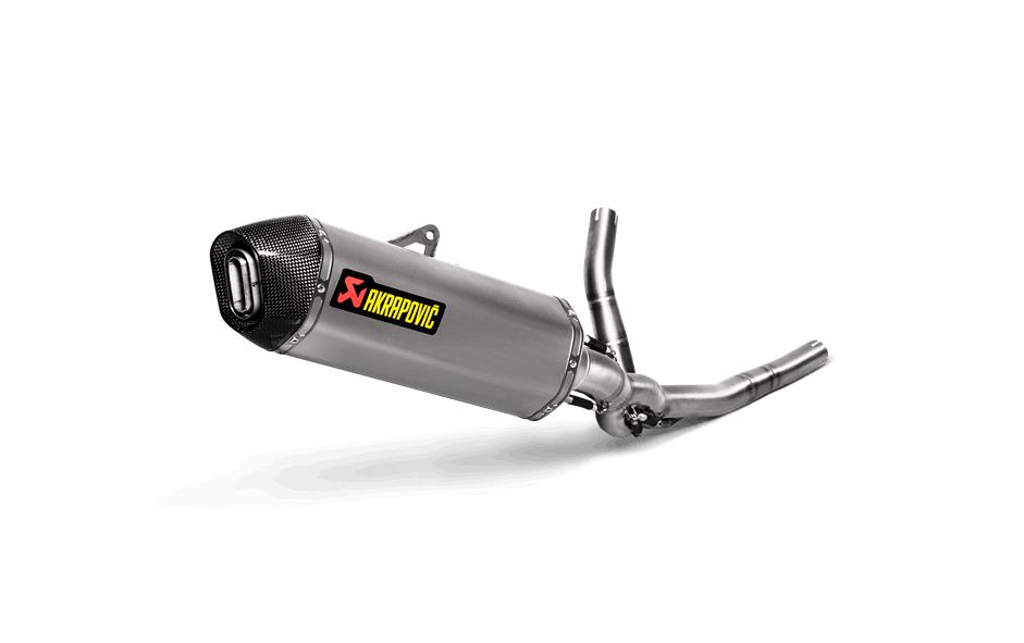 Racing Line Full System Exhaust - Titanium Muffler