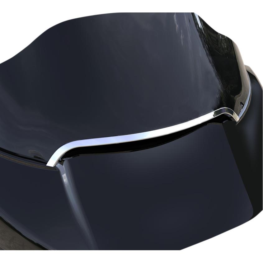 Center Windshield Trim - Black