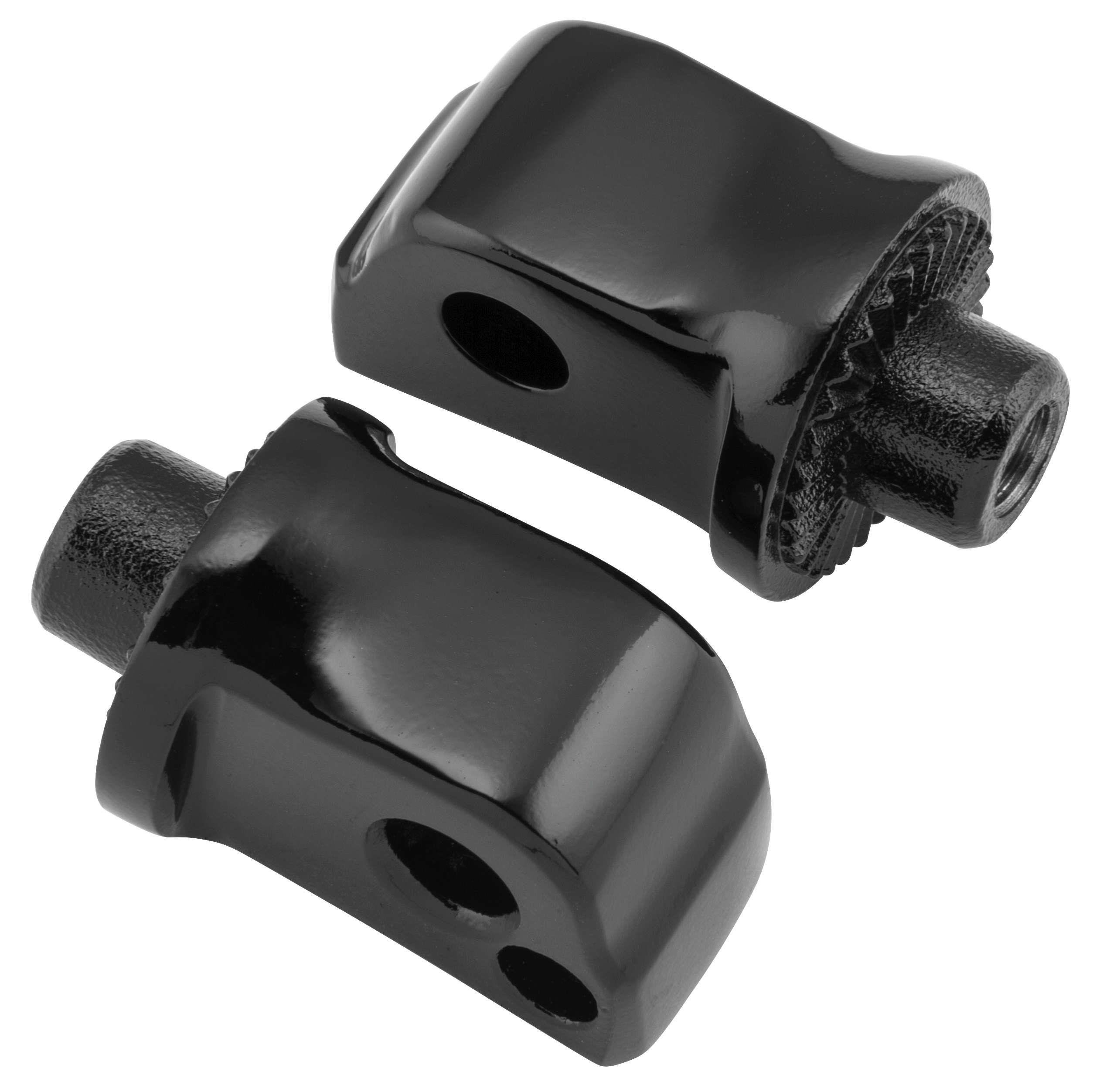 Splined Peg Adapters - Passenger - Gloss Black