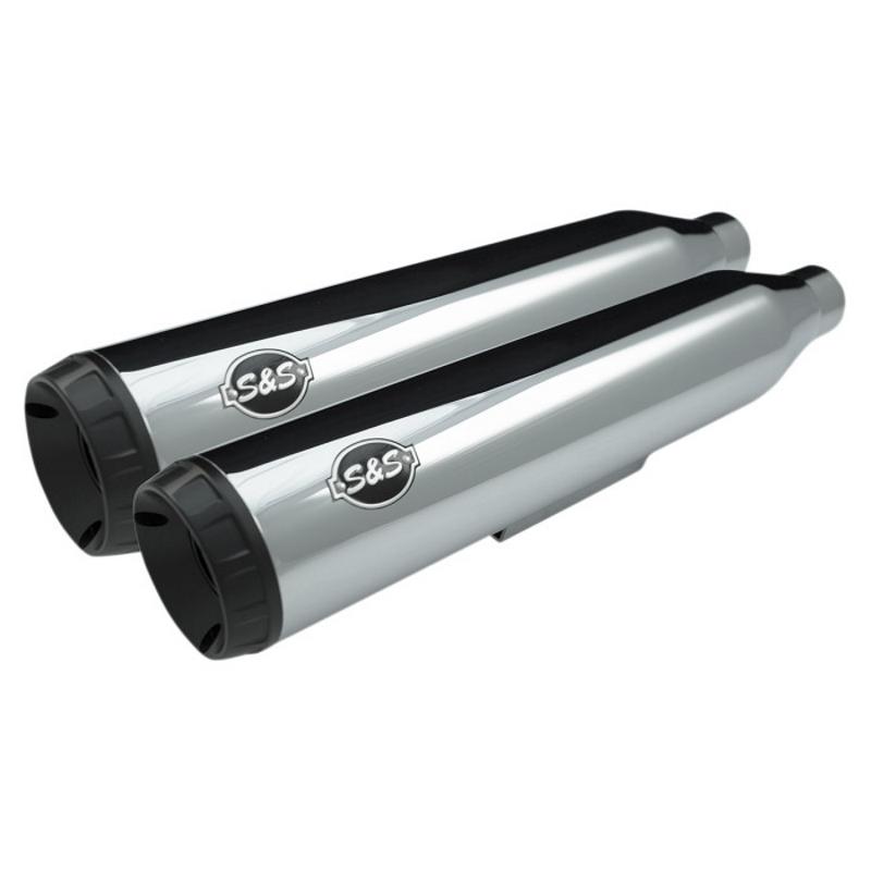 Grand National Slip-On Mufflers - Chrome