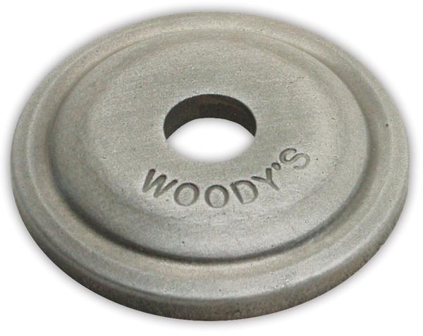 Round Grand Digger Aluminum Support Plates - 5/16in. - Natural (6pk.)