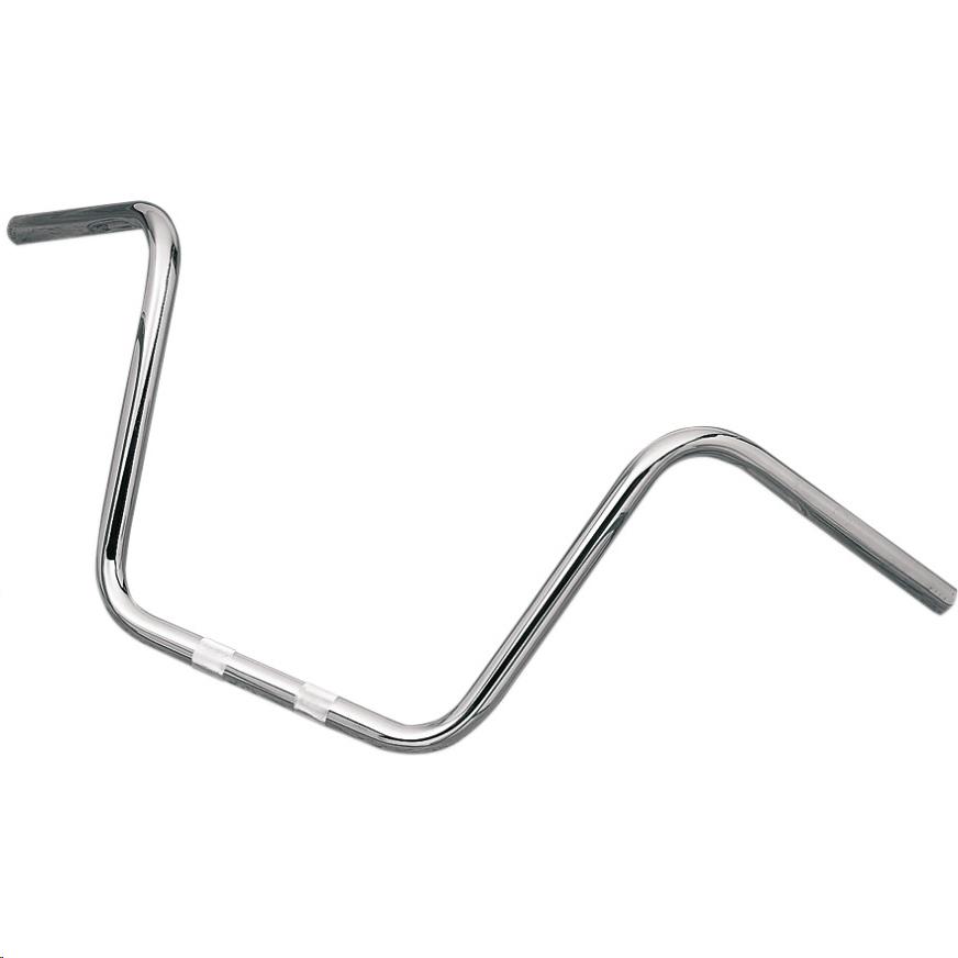 1in. Original Ape Hanger Classic Bend Handlebar - Knurled and Dimpled - Chrome