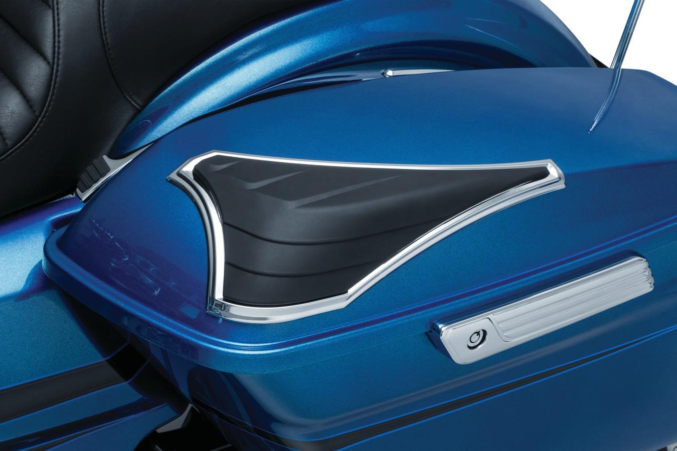 Saddlebag Scuff Protectors - Chrome - Pair