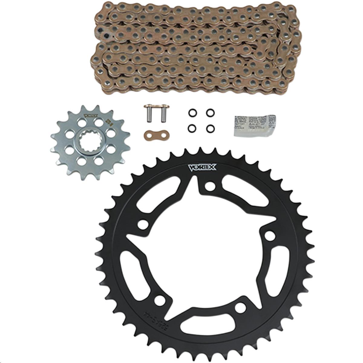 HFRS Hyper Fast 520 Street Conversion Chain and Sprocket Kit - Gold