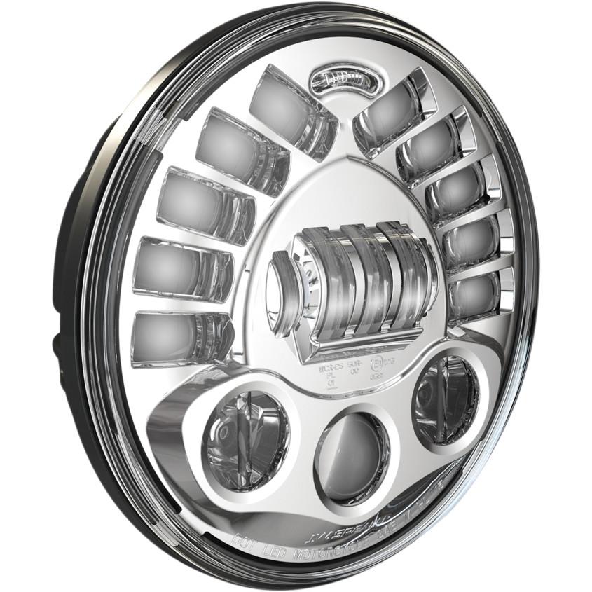 7in. 8791 Pedestal Mount LED Adaptive 2 Headlight - Chrome