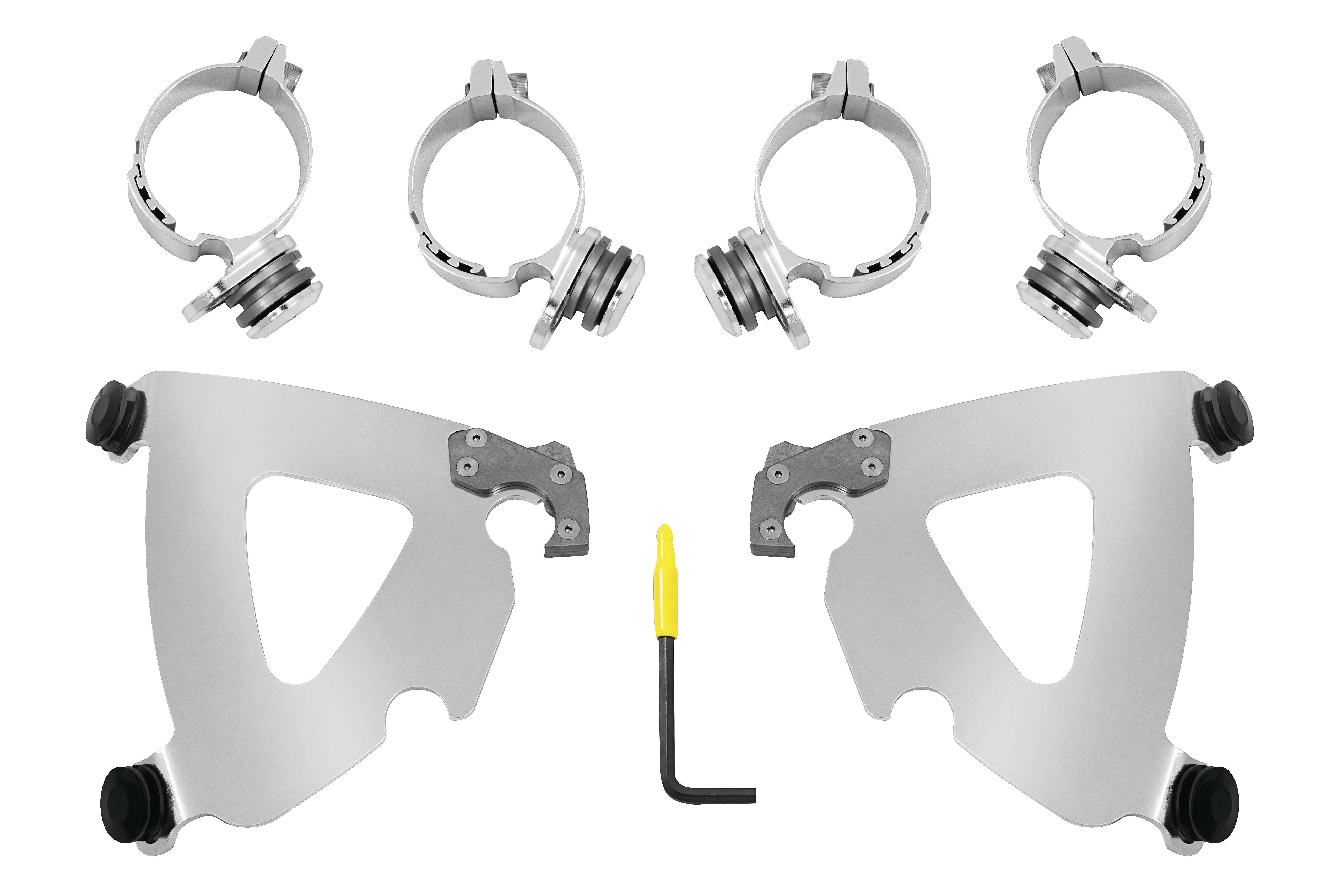 Trigger Lock Mount Kit for Road Warrior Fairing - Polished