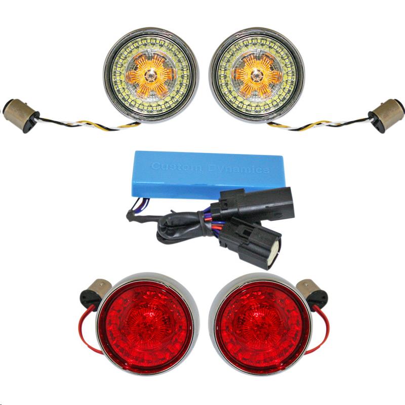 Probeam Bullet Bezel Turn Signal Conversion Kit - Chrome