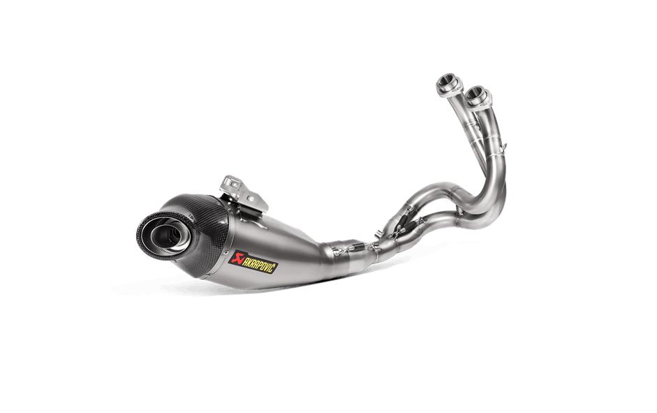 Racing Line Full System Exhaust - Titanium Muffler