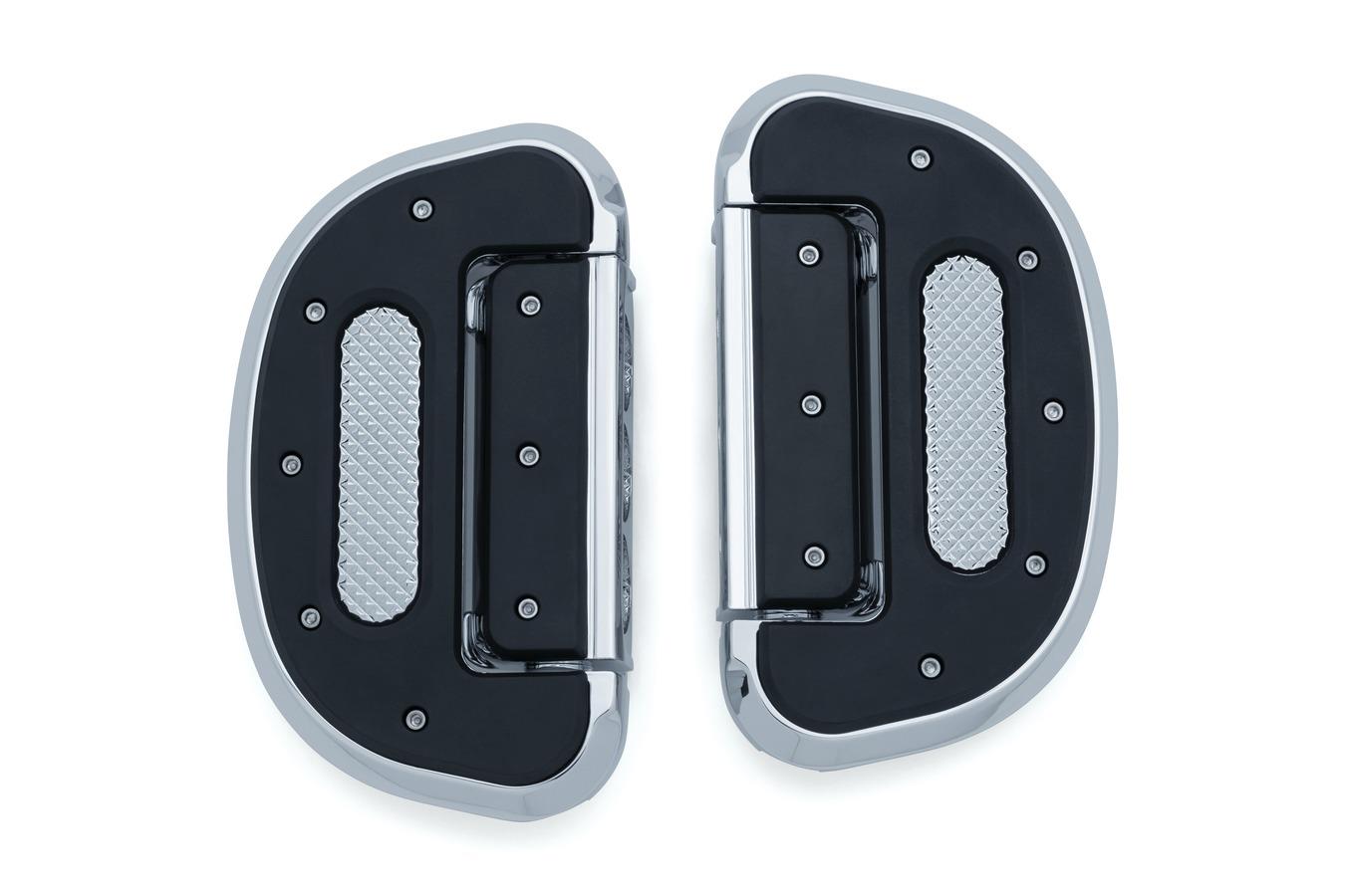 Heavy Industry Folding Boards without Adapters - Chrome - Pair