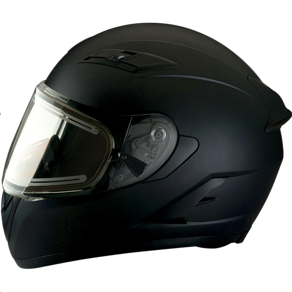 Strike Ops Solid Snow Helmet with Electric Shield