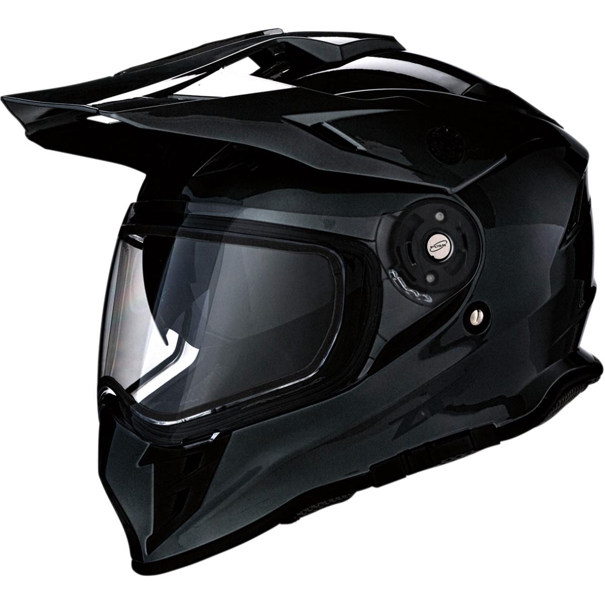 Range Solid Snow Helmet with Dual-Lens Shield