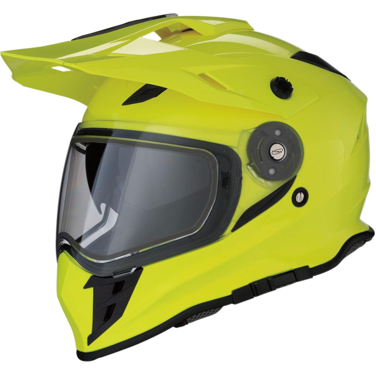 Range Solid Snow Helmet with Dual-Lens Shield