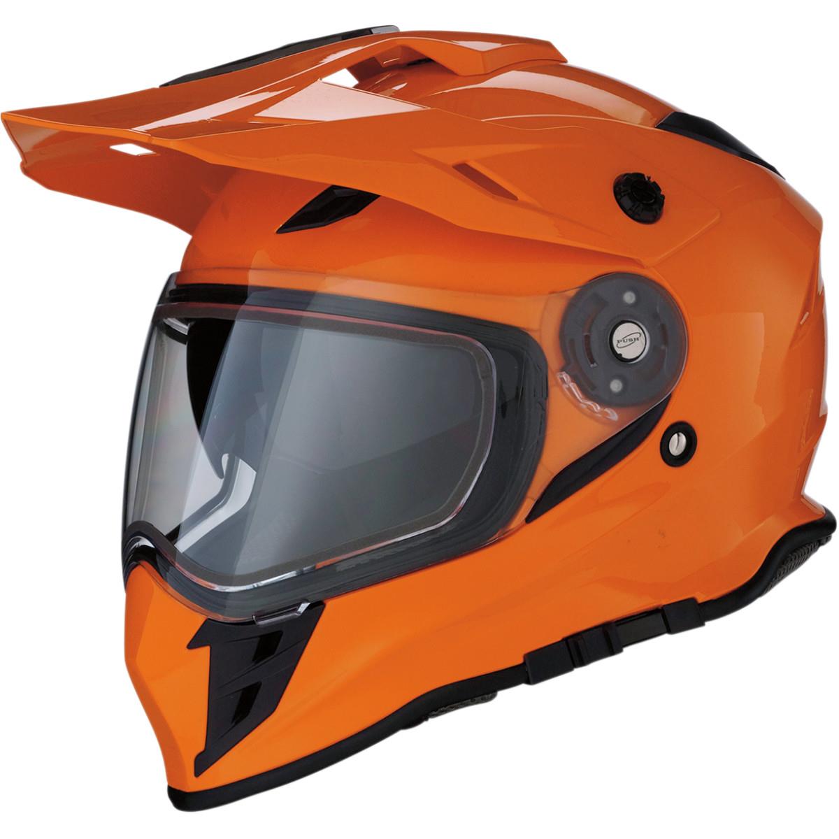 Range Solid Snow Helmet with Dual-Lens Shield