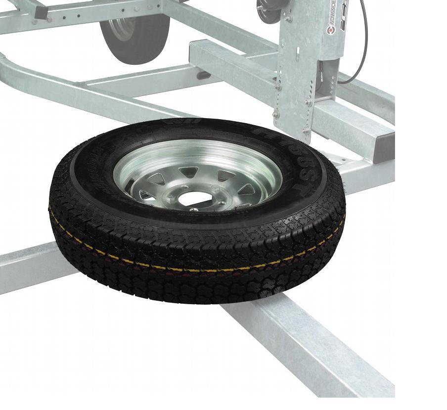 Spare Wheel Support for Sea-Doo Move II Aluminum Trailers - Zinc Coated