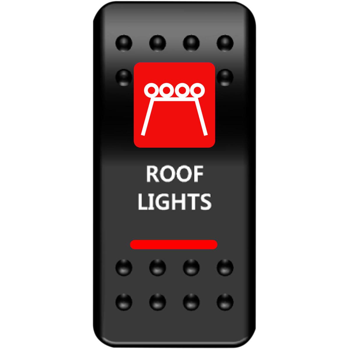 On/Off Rocker Switch - Roof Lights