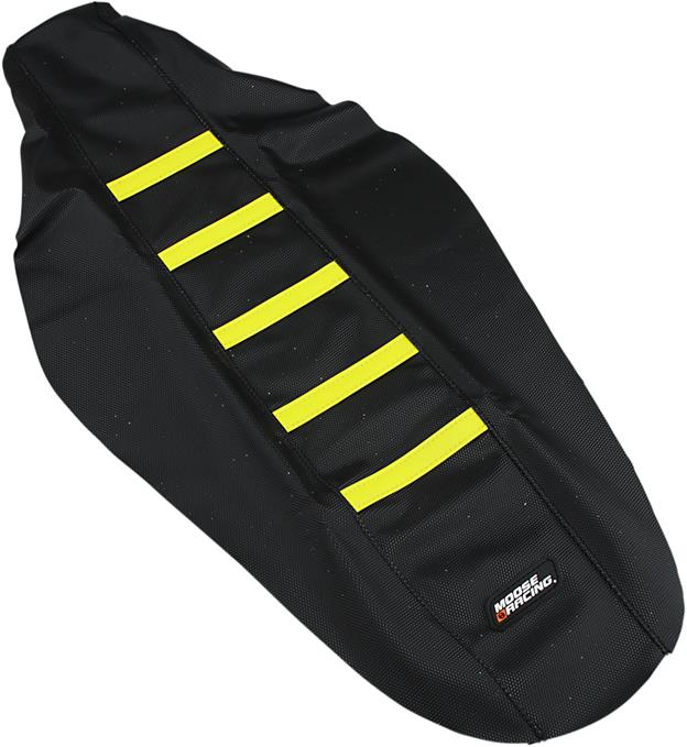 Ribbed Seat Cover - Black/Yellow Ribbed