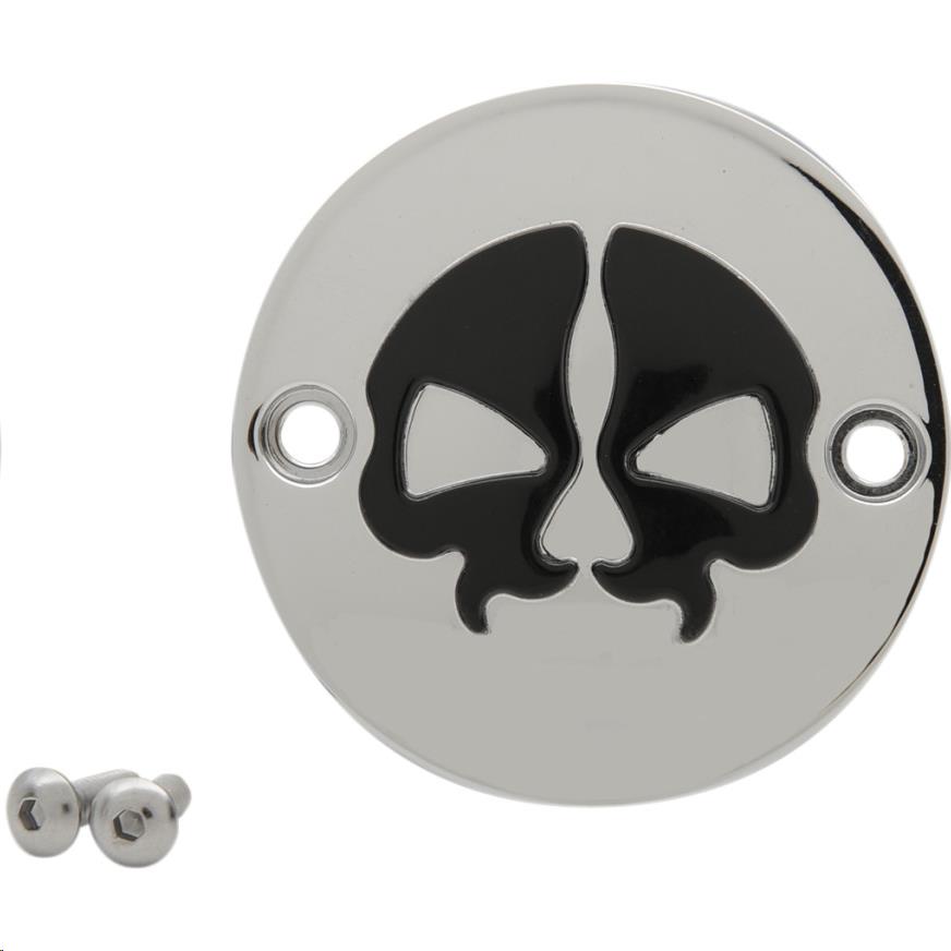 Split Skull Points Cover - Chrome