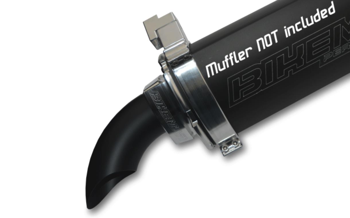 Big MO Exhaust 90 Degree Turn-Out - Ceramic Black