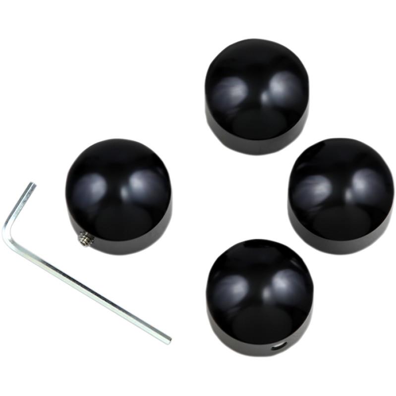 Black Die-Cast Headbolt Covers