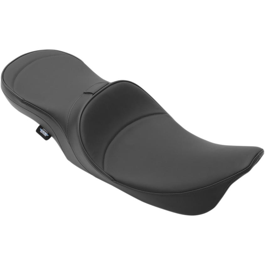 Low Profile Touring Seat with Driver Backrest Provision - Mild Stitch