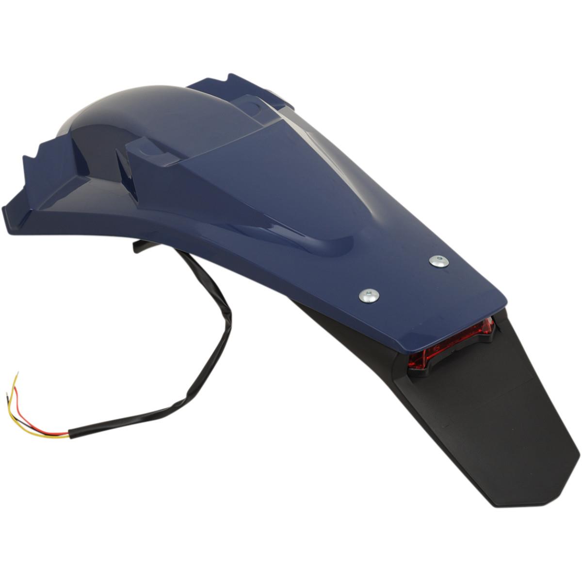 Enduro Rear Fender with Light - Husky Blue