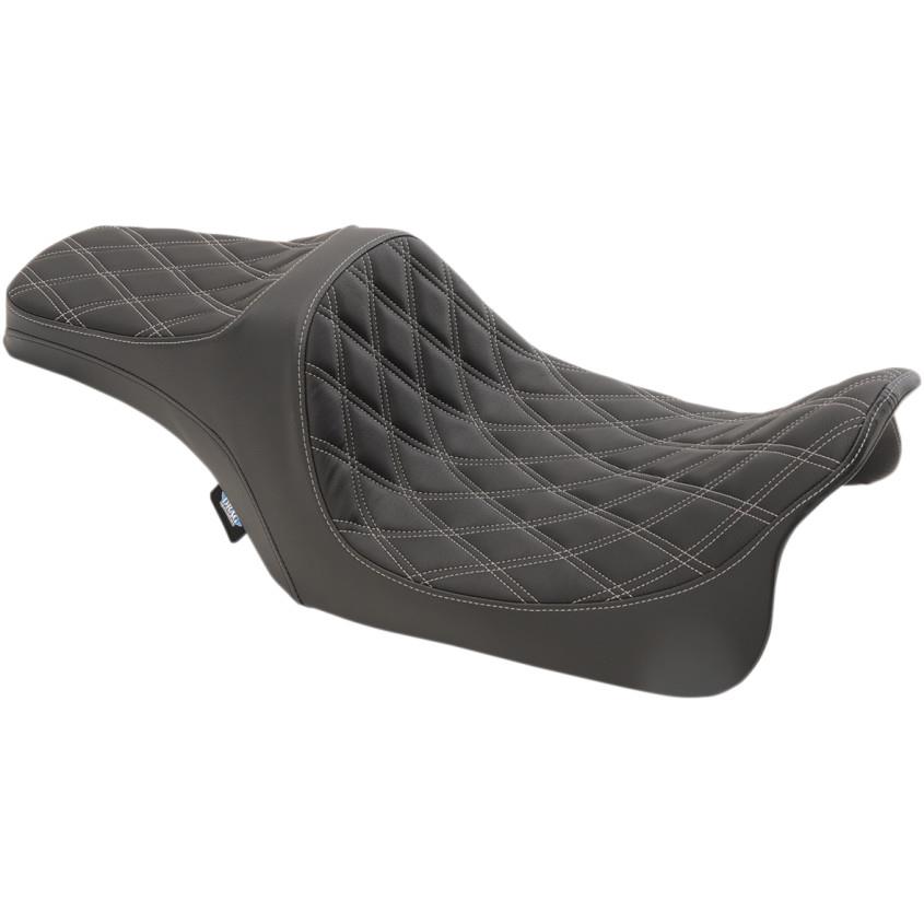 Predator III Seat - Double Diamond - Silver Thread