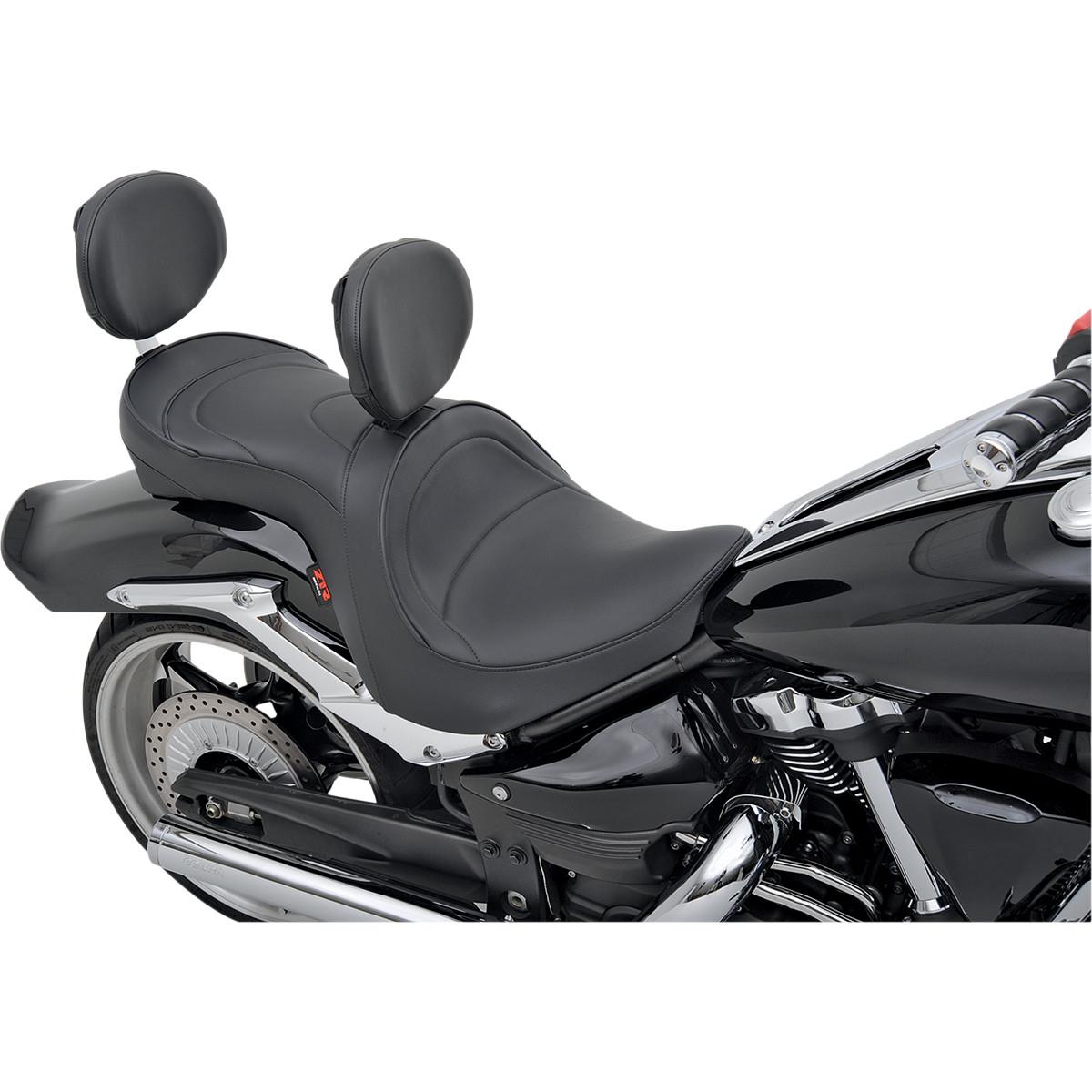 Low-Profile Double-Bucket Seat with Dual Backrest - Mild Stitch