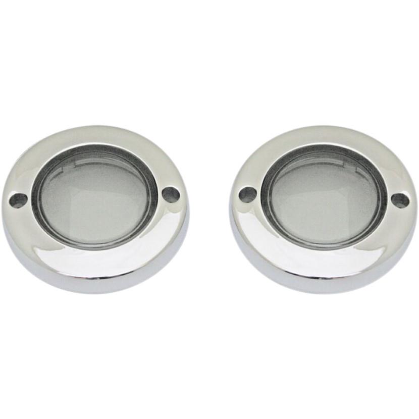 Probeam Bullet Turn Signal Adapters - Chrome/Smoke Lens