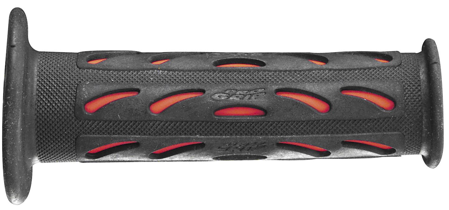724 Dual Density Road Grips - Black/Red