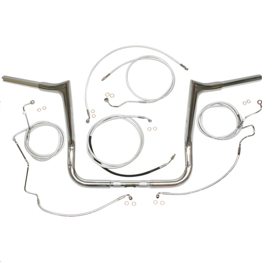 1-1/4in. Viking Bagger Handlebar Kit - 10in. - Chrome