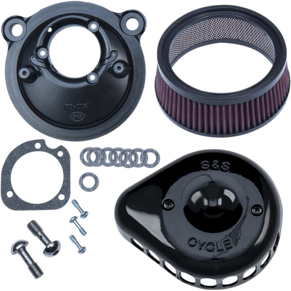 Mini Teardrop Stealth Air Cleaner Kit - Gloss Black