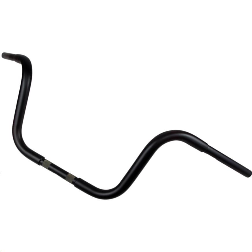 1-1/4in. Buffalo Ape Hanger Handlebar - 10in. - Flat Black