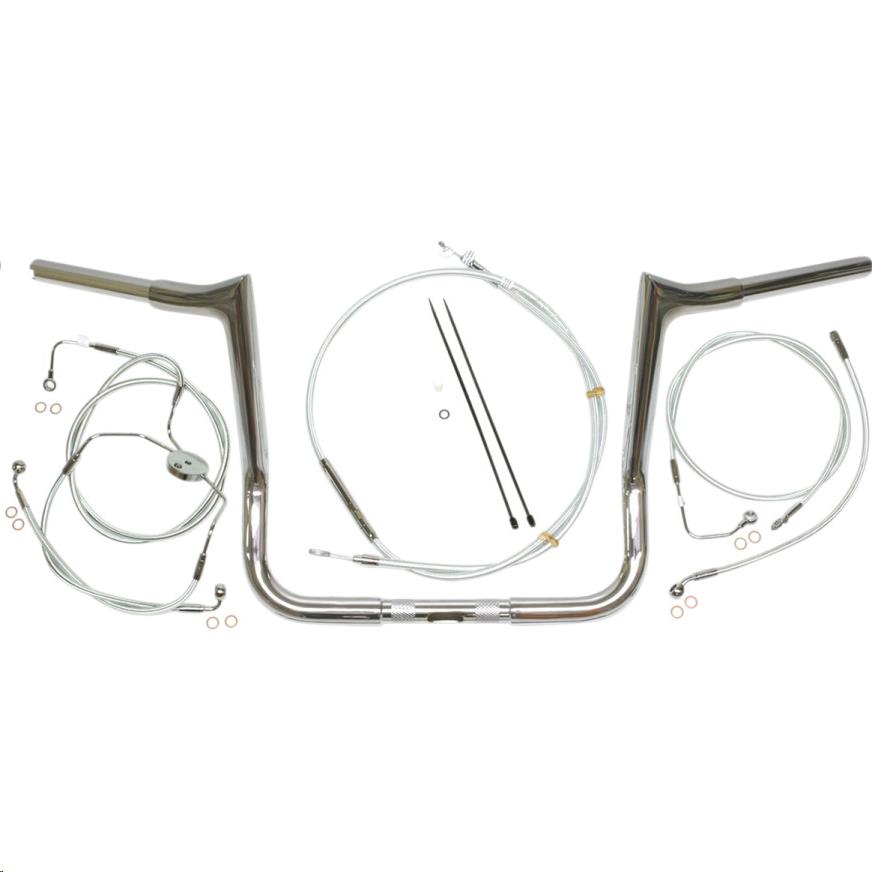 1-1/4in. Viking Bagger Handlebar Kit - 10in. - Chrome