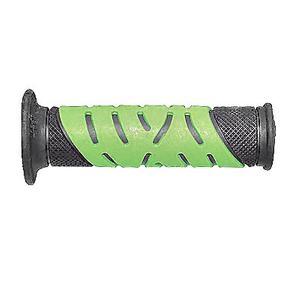 719 Dual Density Road Grips Open End - Black/Green