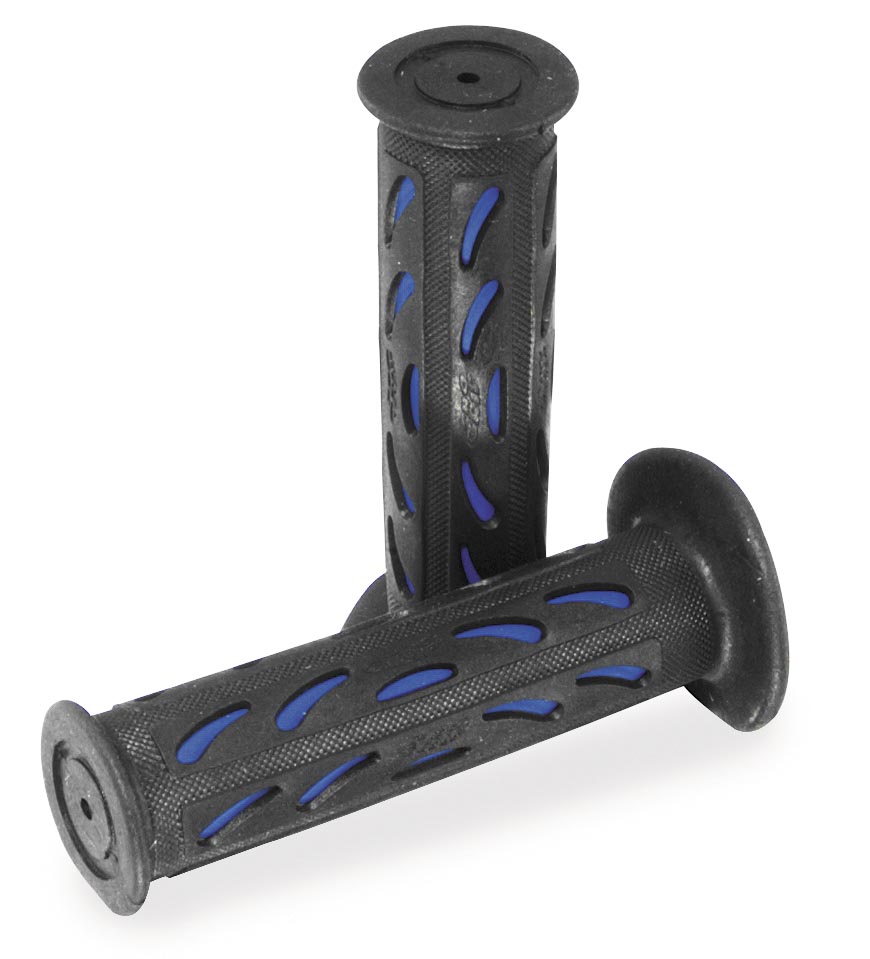 724 Dual Density Road Grips - Black/Blue