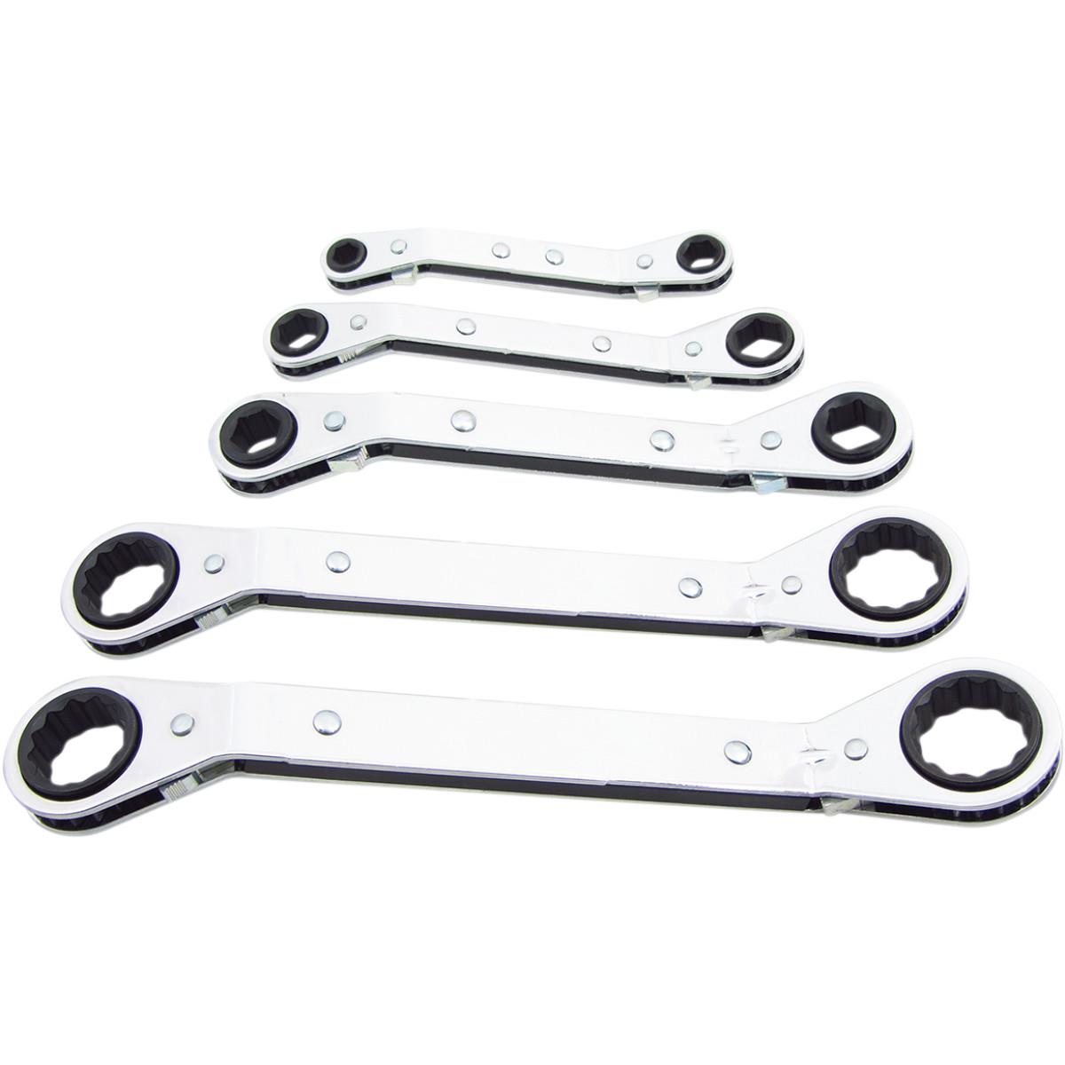 5-Piece SAE Offset Wrench Set