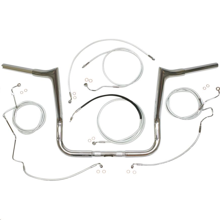 1-1/4in. Viking Bagger Handlebar Kit - 10in. - Chrome