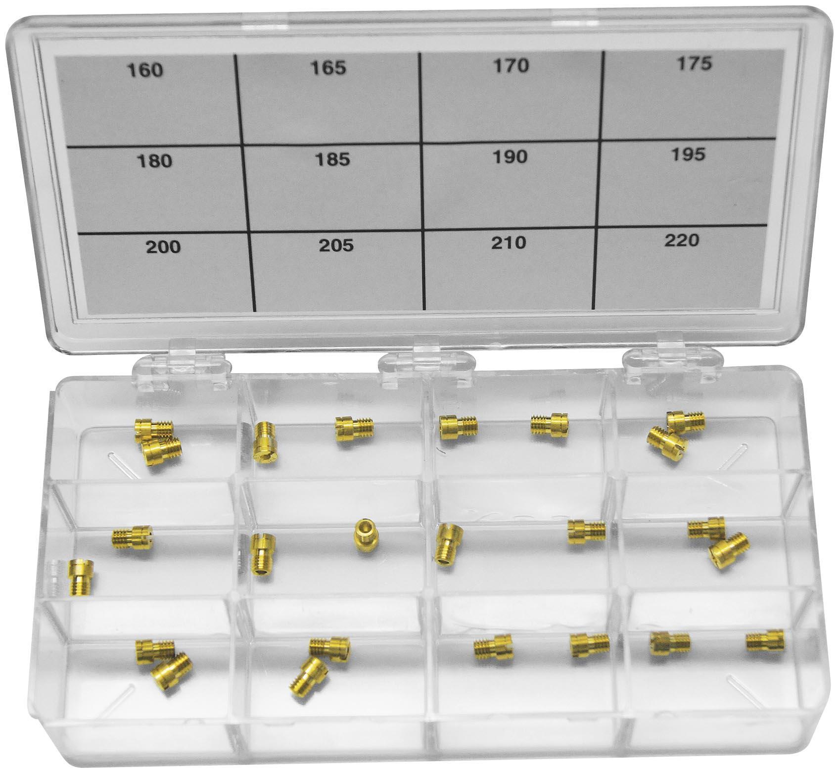 Dealer Carburetor Jet Selection Kit Keihin Hex Style - 2 Pcs Ea/80-158