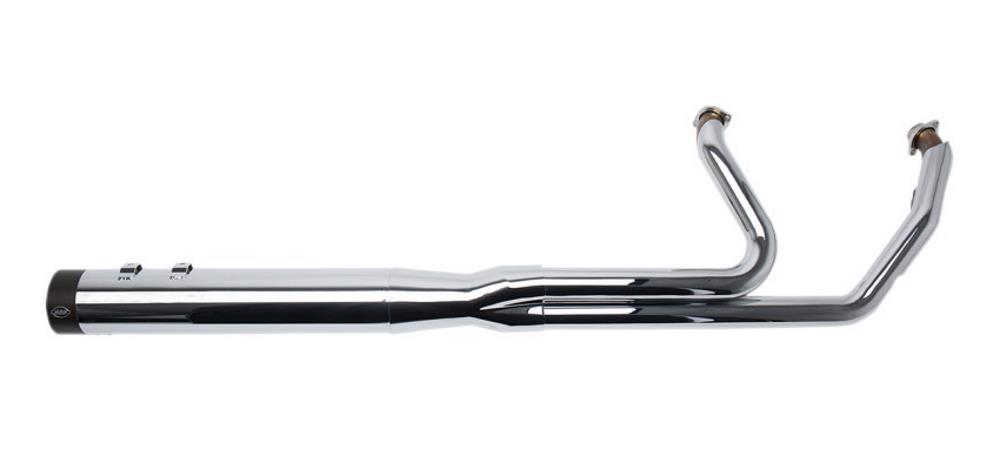 Sidewinder 2-Into-1 Exhaust System with Cats - Chrome