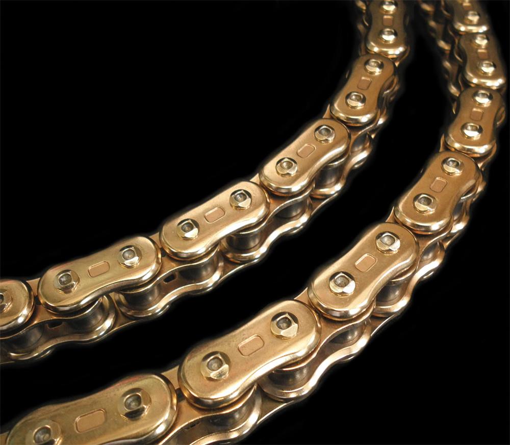 525 Z 3D Premium Chain - 120 Links - Gold