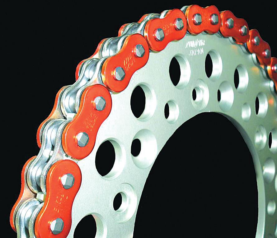 520 ZVX3 Series ZX-Ring Chain - 160 Links - Orange