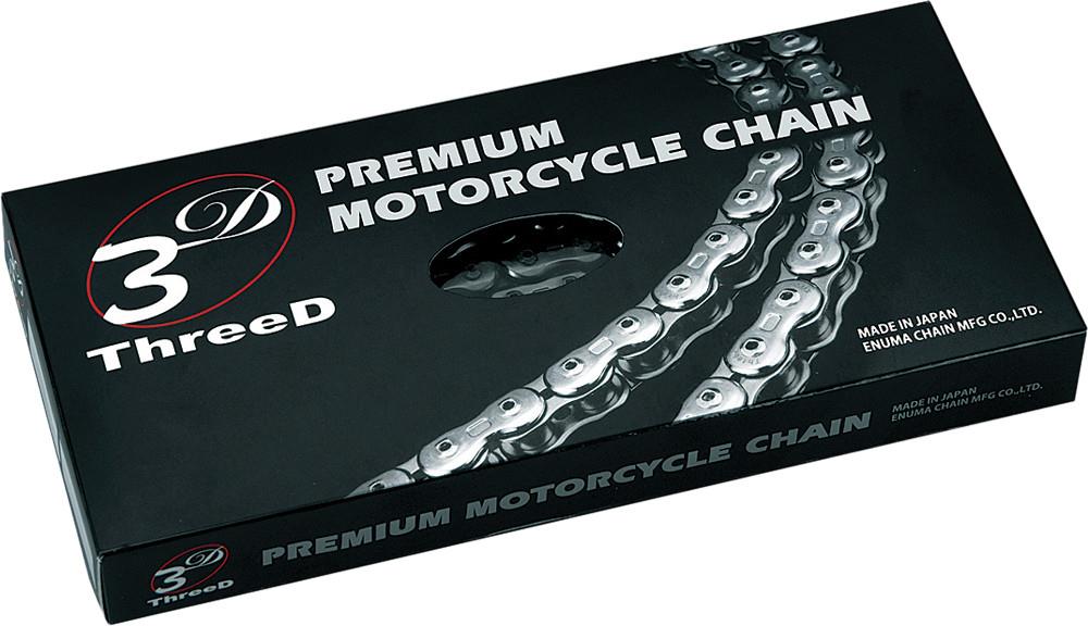 520 SM 3D Premium Chain - 120 Links - Chrome/Nickel