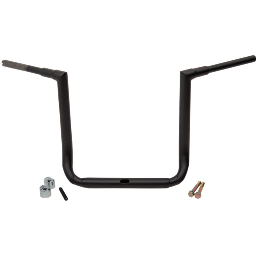 1-1/2in. Grande Twin Peaks Touring Handlebars - 16in. Rise - Flat Black