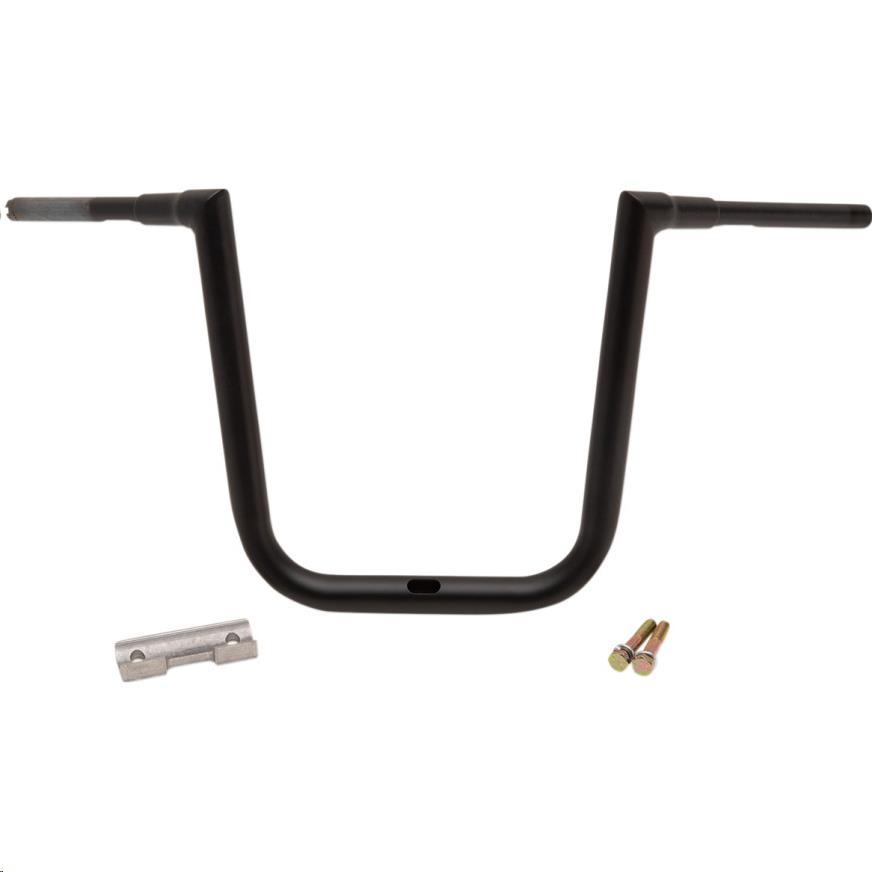 1-1/2in. Grande Twin Peaks Handlebars - 16in. Rise - Flat Black