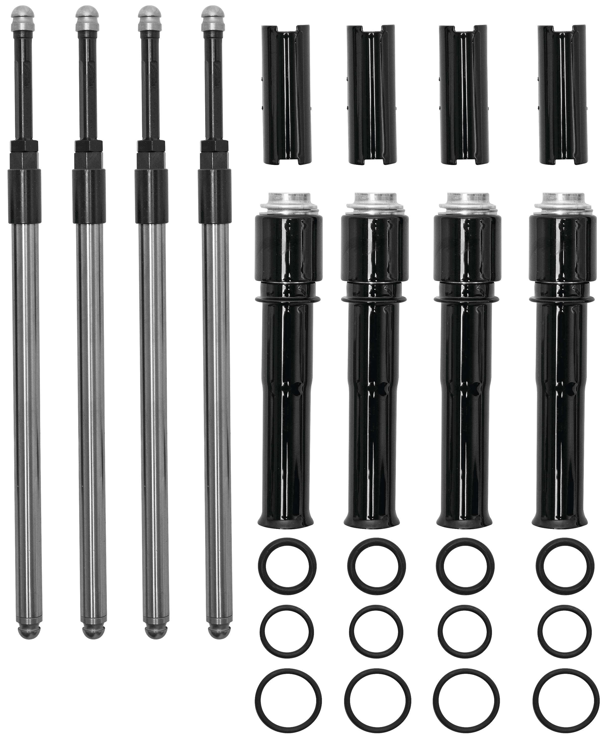 Quickee Pushrod and Cover Kit - Black