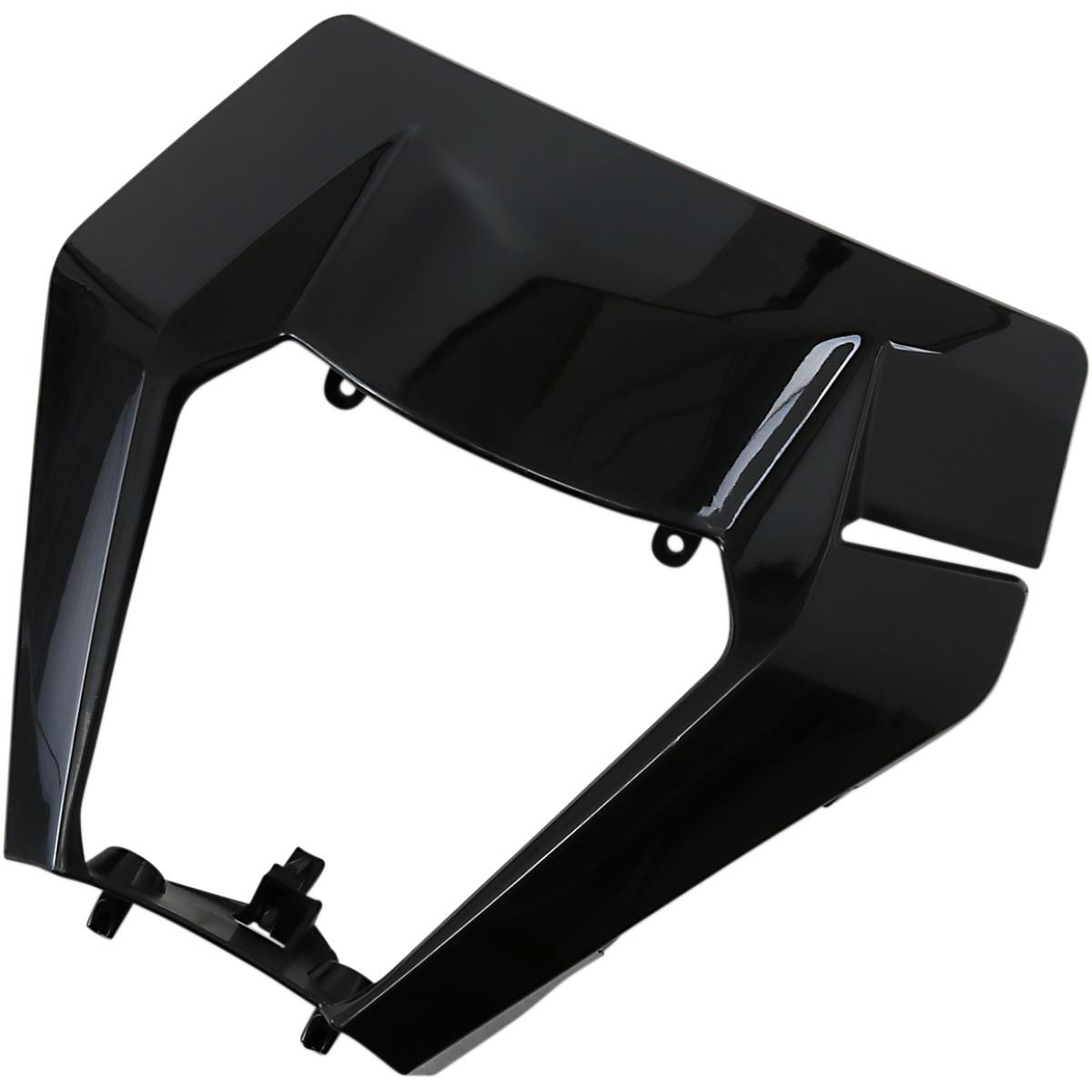 Headlight Plastic - Black