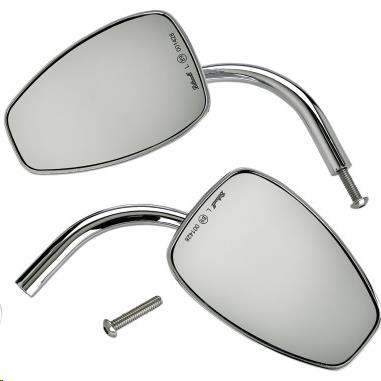 Teardrop Perch Mount Utility Mirror - Chrome